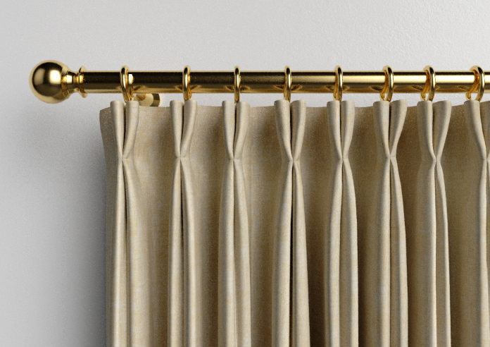 Laura Ashley Whinfell, Gold - Made to Measure Curtains - Image 10